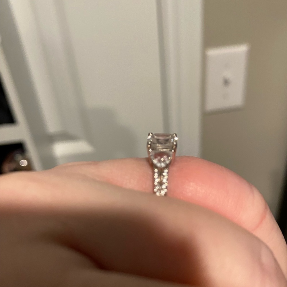 Simulated White Sapphire Ring - image 4